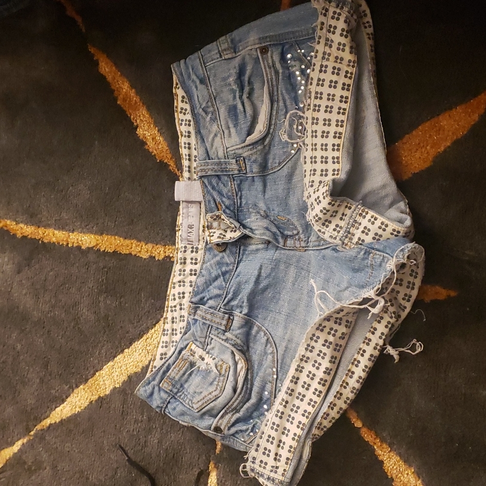 Denim shorts